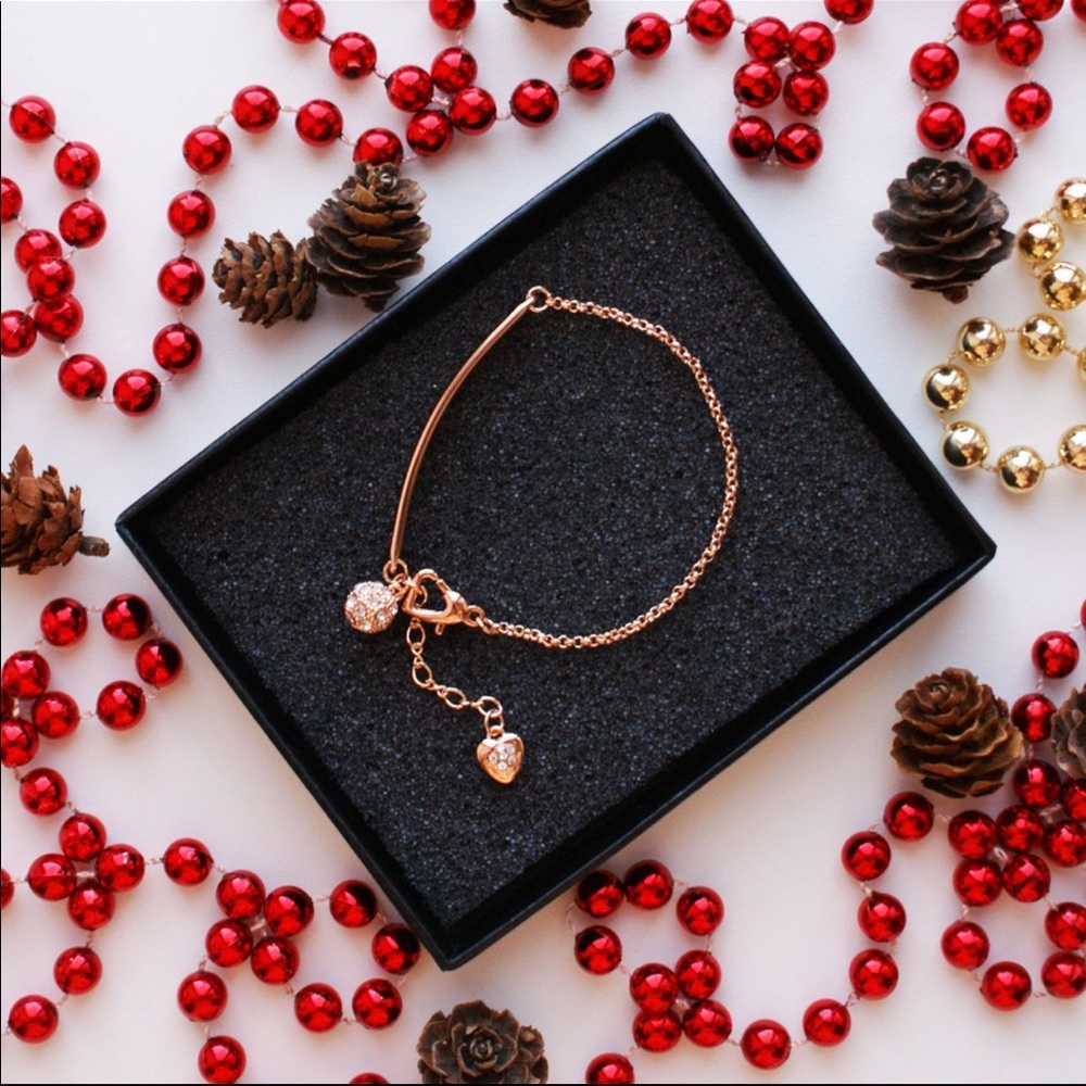 💐Rose Gold Happiness Charm Bracelet - Picture 6 of 8